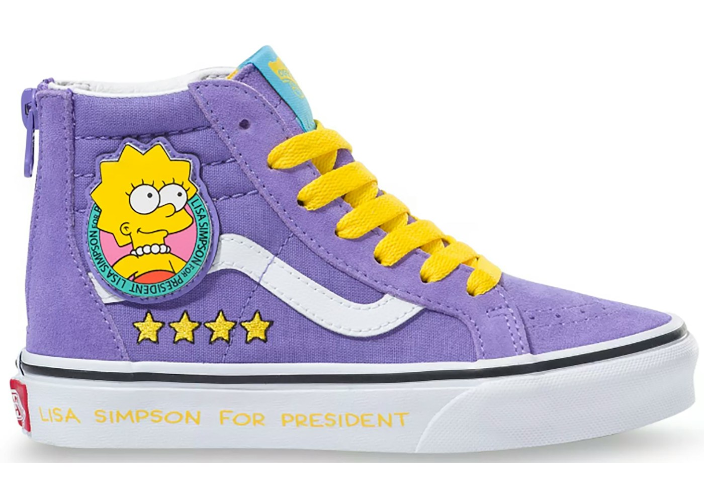 Vans Sk8 Hi Zip The Simpsons Lisa Ps Vans Sk8 Hi Zip The Simpsons Lisa Ps