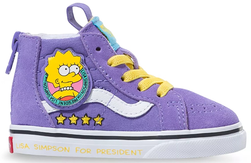 purple lisa simpson vans