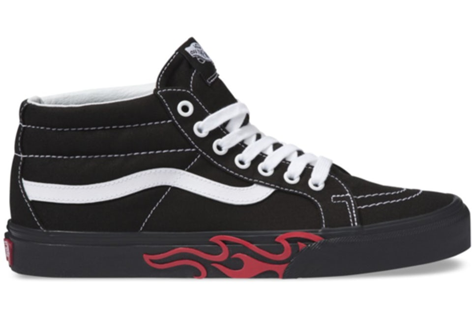 Vans Sk8 Mid Flame Cut Out