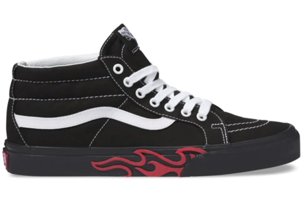 Vans Sk8 Mid Flame Cut Out VN0A3MV8UQZ MX Vans Sk8 Mid Flame Cut Out VN0A3MV8UQZ MX