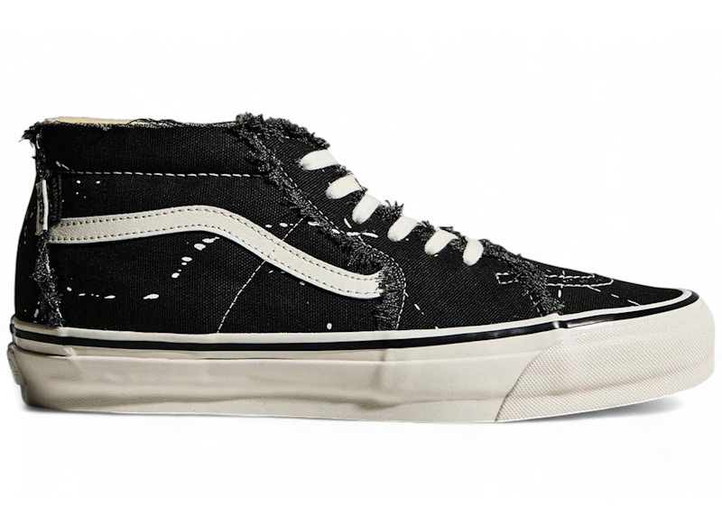 Vans Sk8-Mid LX INVINCIBLE Off the Rhyme Frayed Black メンズ