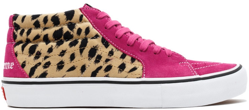 Vans Sk8-Mid Supreme Velvet Leopard 