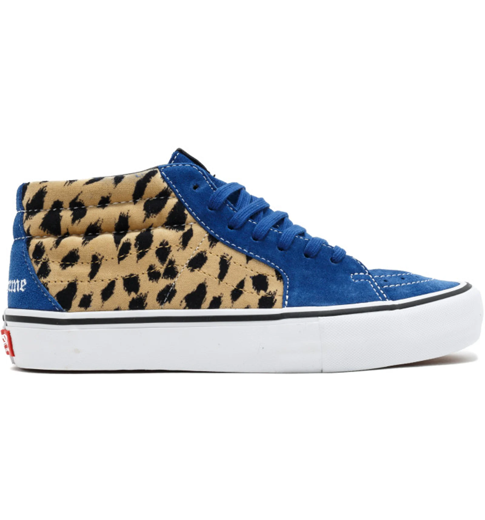 Vans Sk8 Mid Supreme Velvet Leopard Royal Men s VN0A347UOPK US