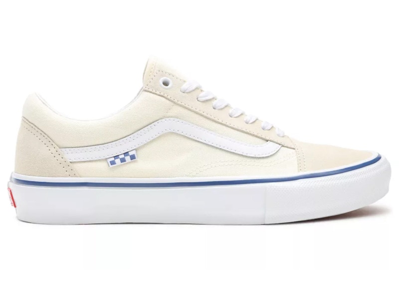 off white and blue vans