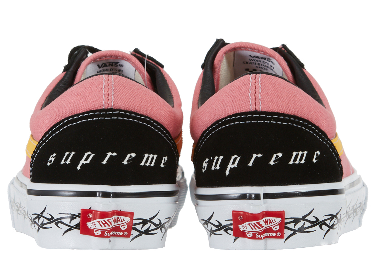 Vans Skate Old Skool Supreme Tribal Barbed Wire Pink