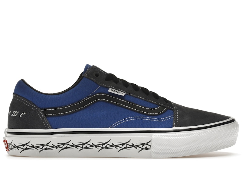 Vans Skate Old Skool Supreme Tribal Barbed Wire Royal Men's - Sneakers - US