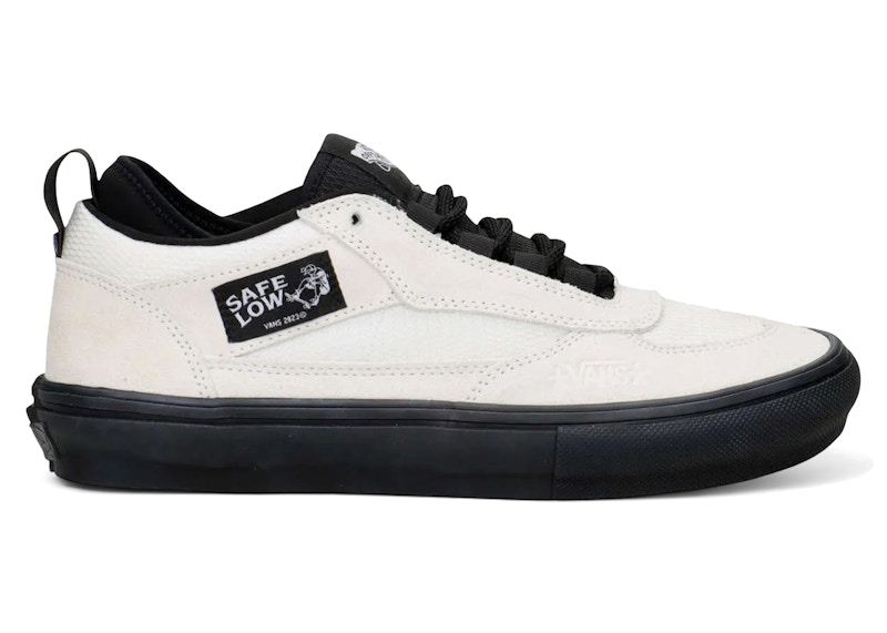 Vans Skate Safe Low Atiba Jefferson Bone White Black Men's