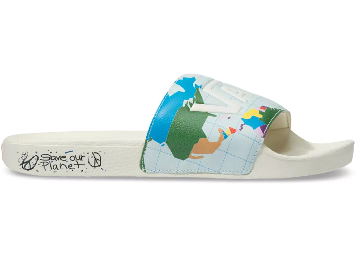 Vans slides women sales