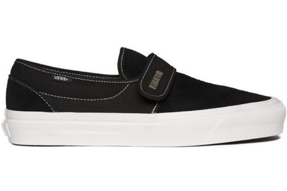 Cheap black 2025 vans slip ons