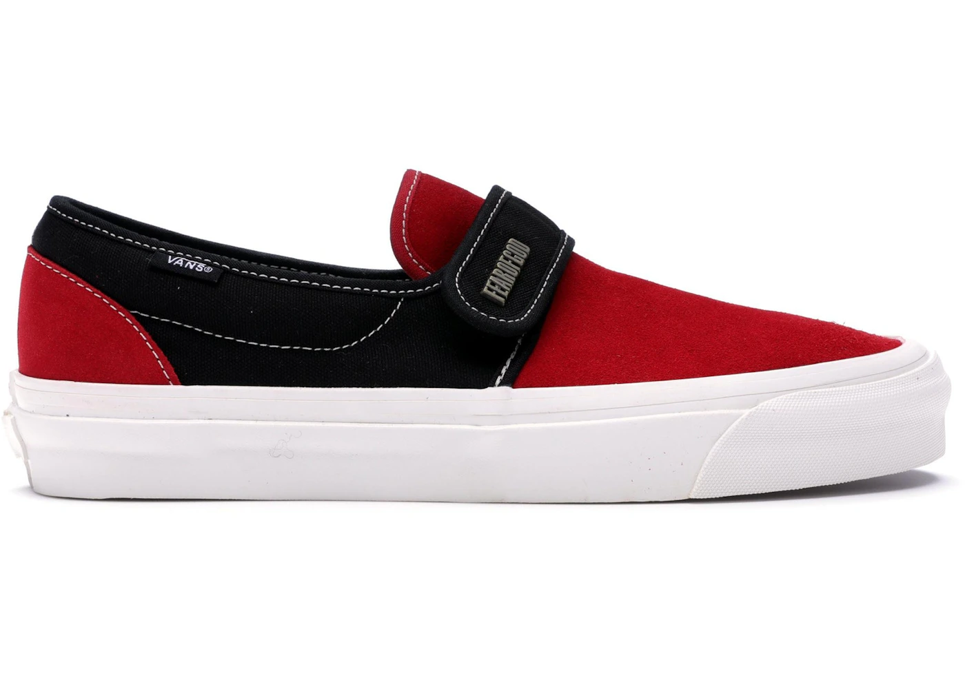 Vans Slip On 47 V Dx Fear Of God Red Black Vn0a3j9fpqr Vans Slip On 47 V Dx Fear Of God Red Black Vn0a3j9fpqr