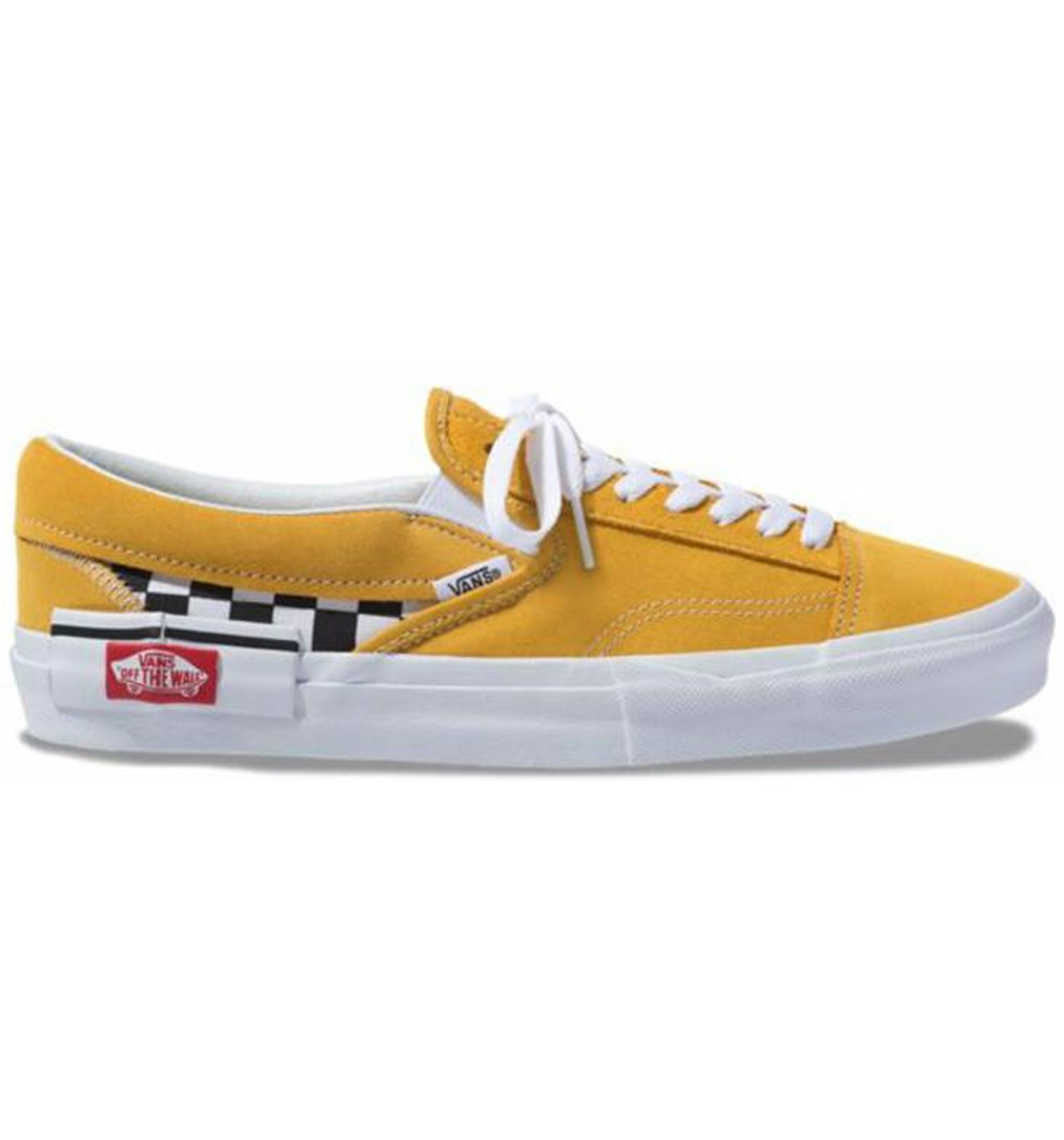 Vans Slip On Cap Checkerboard Yolk Yellow Men s