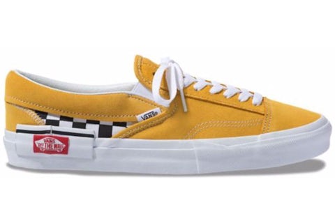 Vans Slip-On Cap Damier Jaune Homme Style VN0A3WM5VLY FR