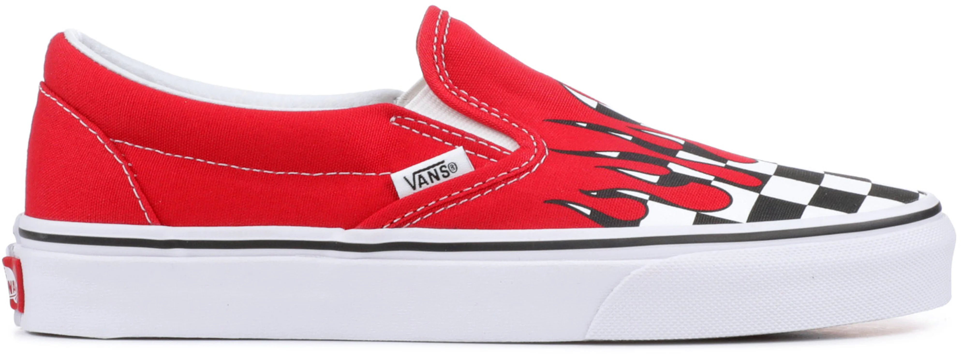 Checkered fire vans discount