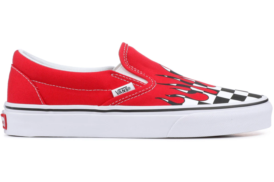 Motel ebbe tidevand reb Vans Slip-On Checker Flame Red - VN0A38F7RX5