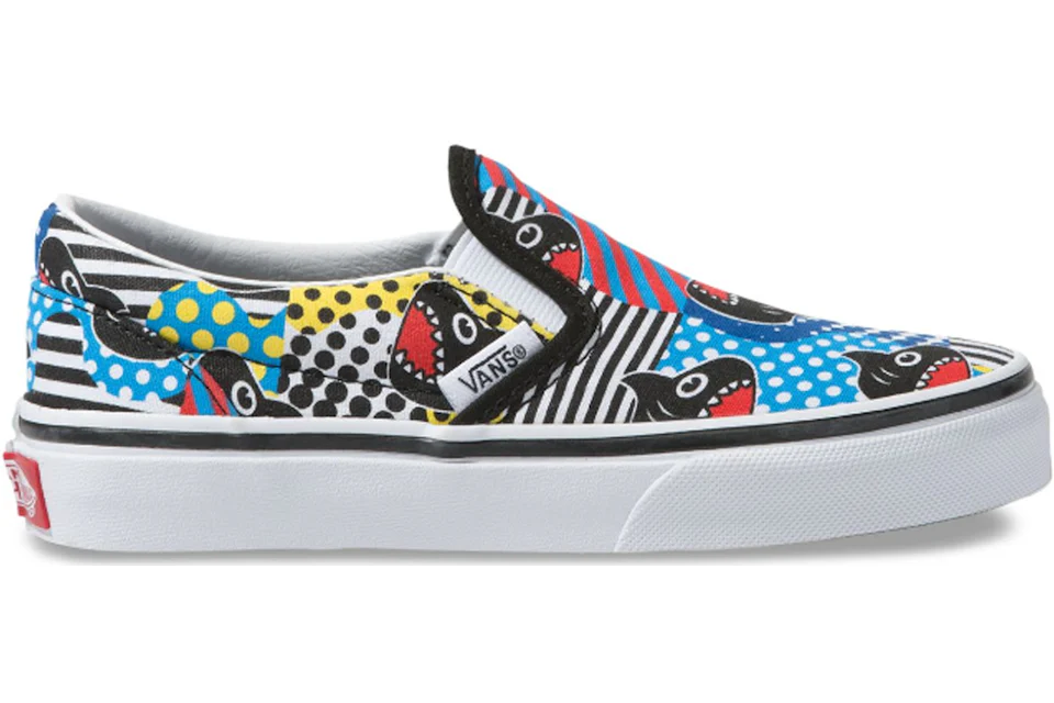 Vans Slip On Discovery Shark Week 2019 GS Kids Sneakers US