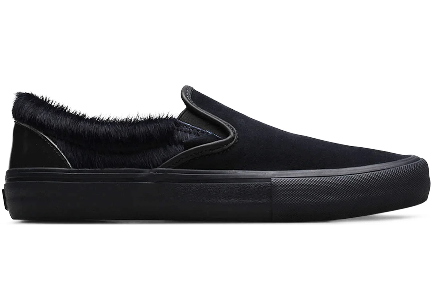 Vans platform slip on best sale fur