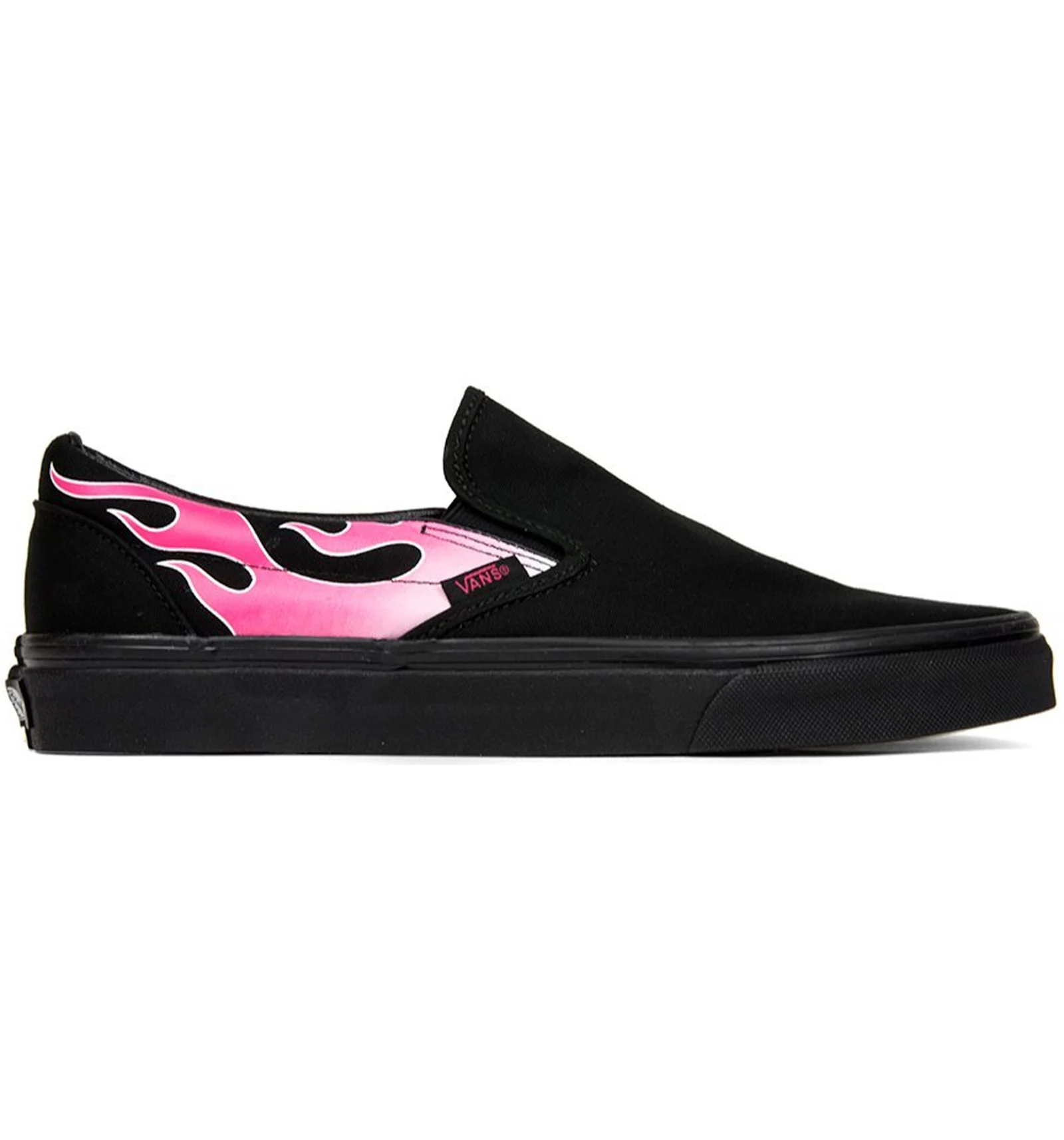 Vans Slip On Flame Neon Pink Black Men s VN0A38F7QCX US