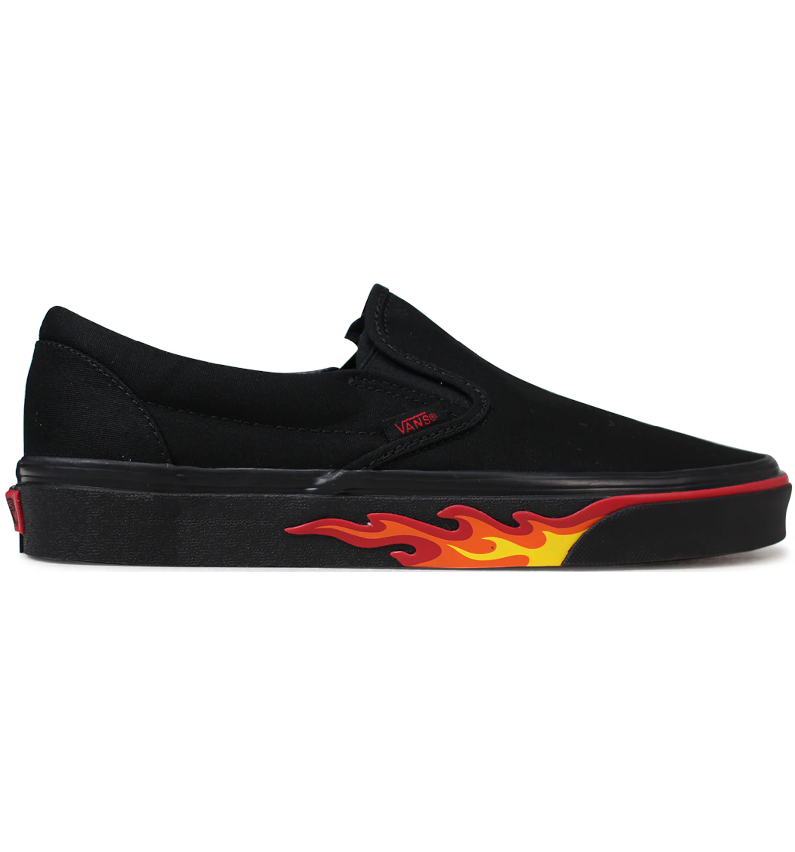 Flame vans slip ons hotsell