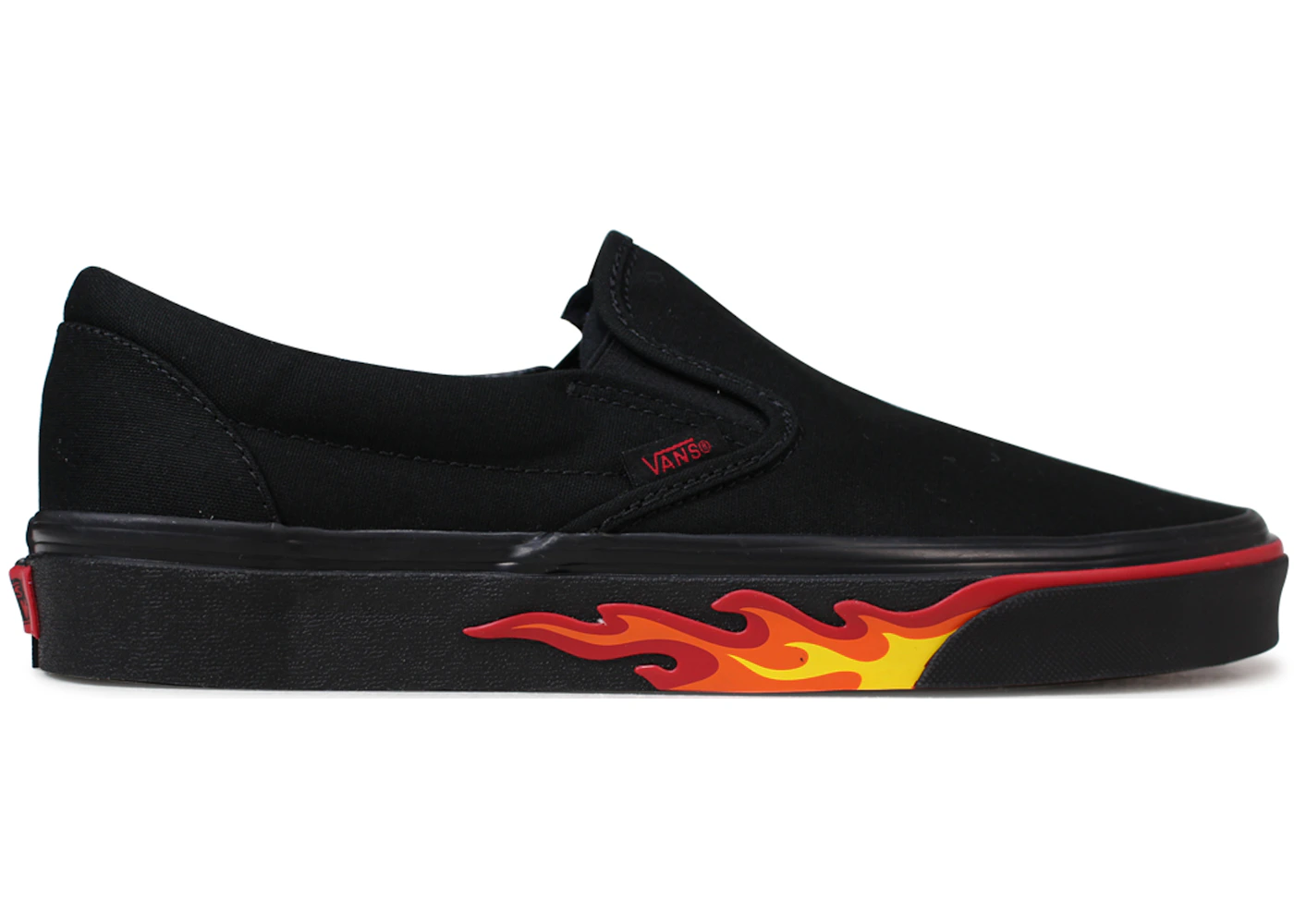 Vans Slip On Flame Wall