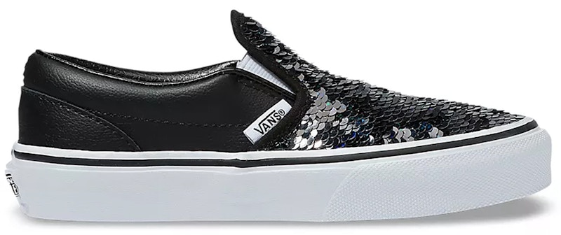 sequin black vans