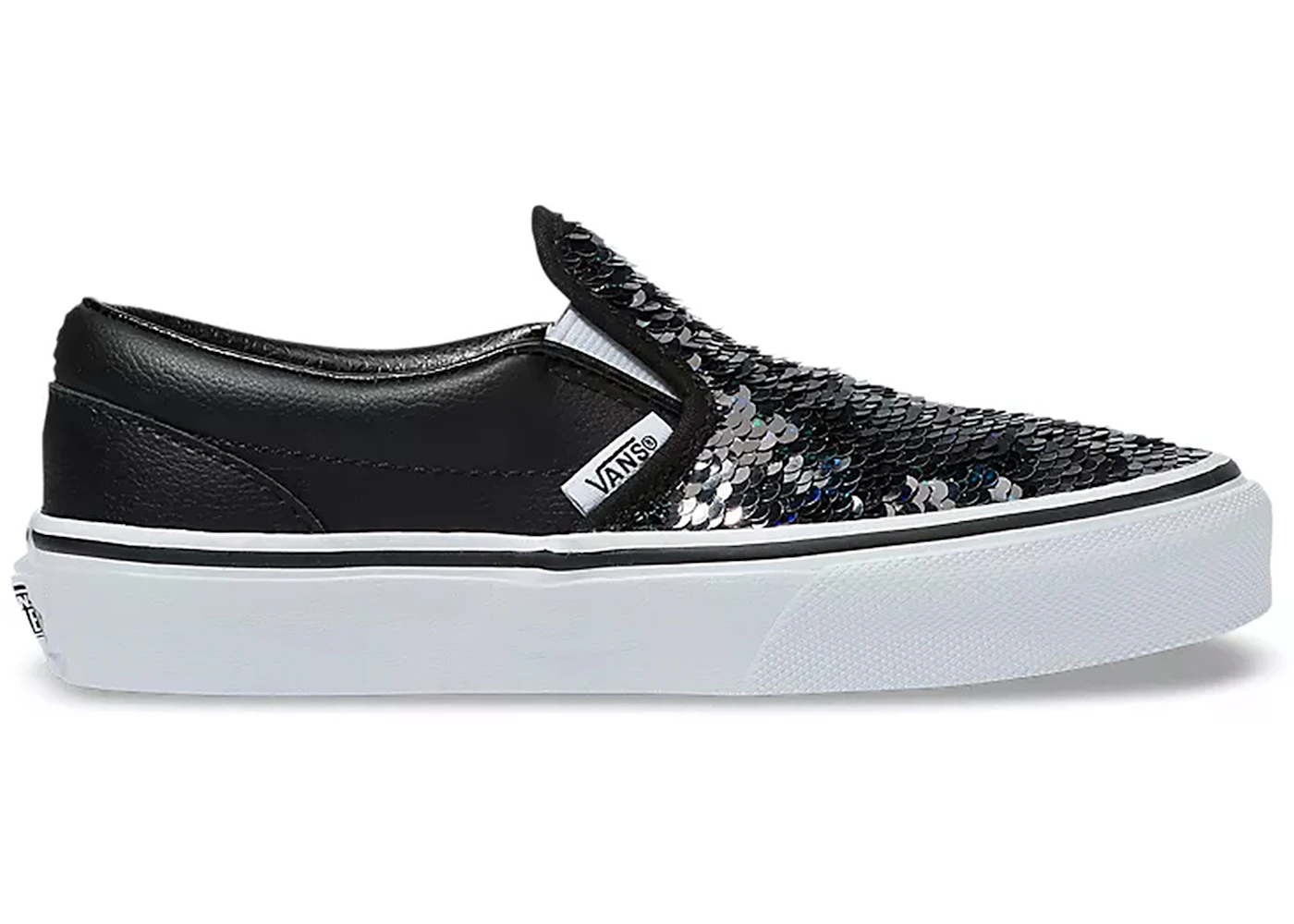 Vans sparkle 2025 slip ons