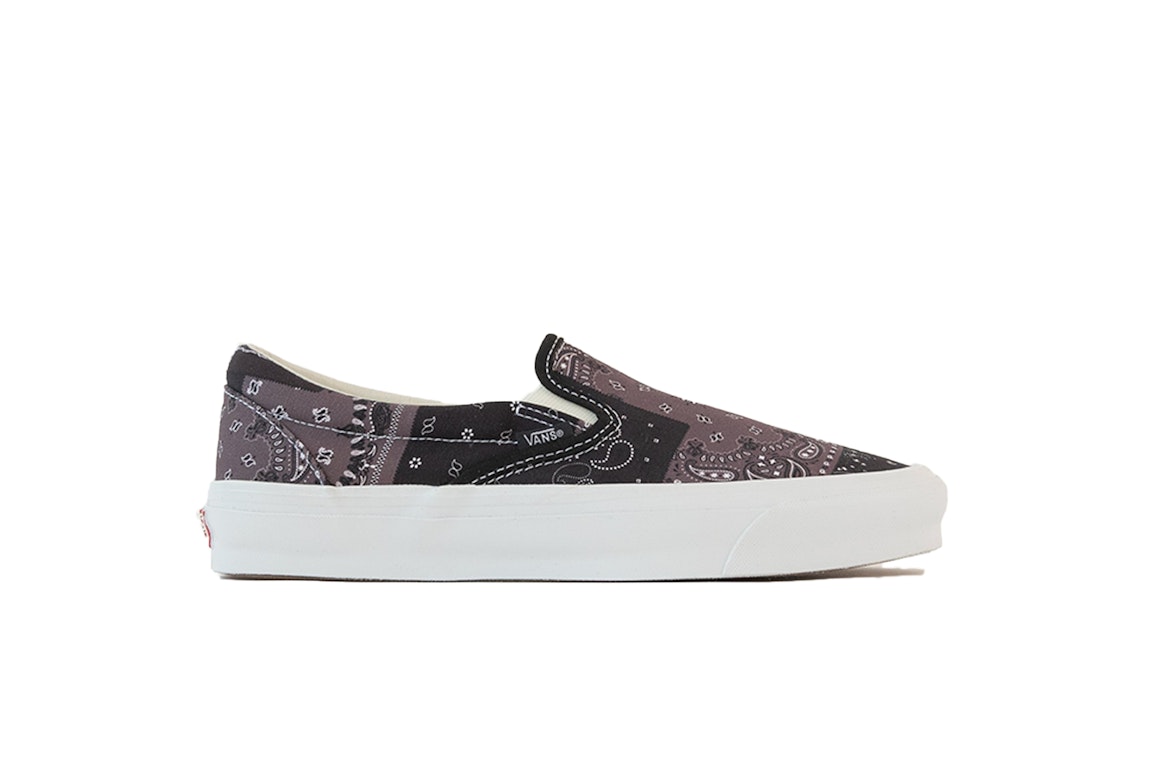 Pre-owned Vans Slip-on Kith 10th Anniversary Moonless Night Bandana In Bandana/moonless Night