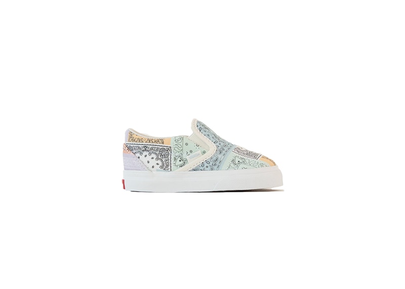 Vans Slip-On Kith 10th Anniversary Multi Bandana (TD) Toddler