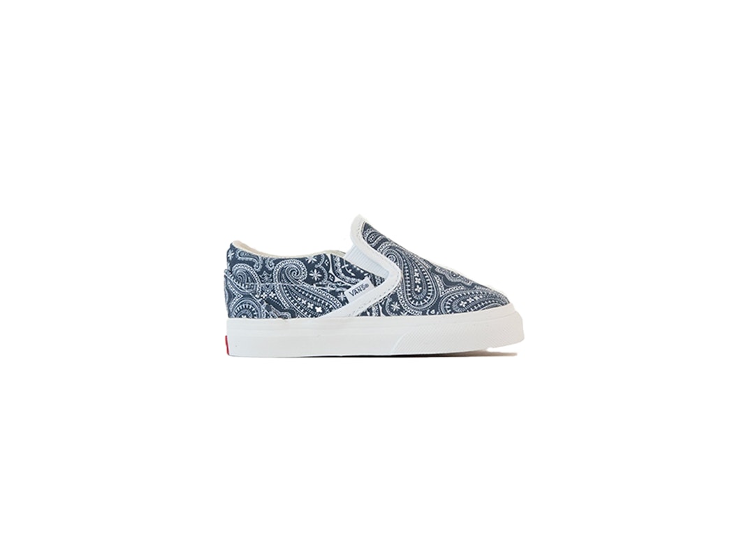 Pre-owned Vans Slip-on Kith 10th Anniversary Paisley Gibralter Sea (td) In Paisley/gibralter Sea