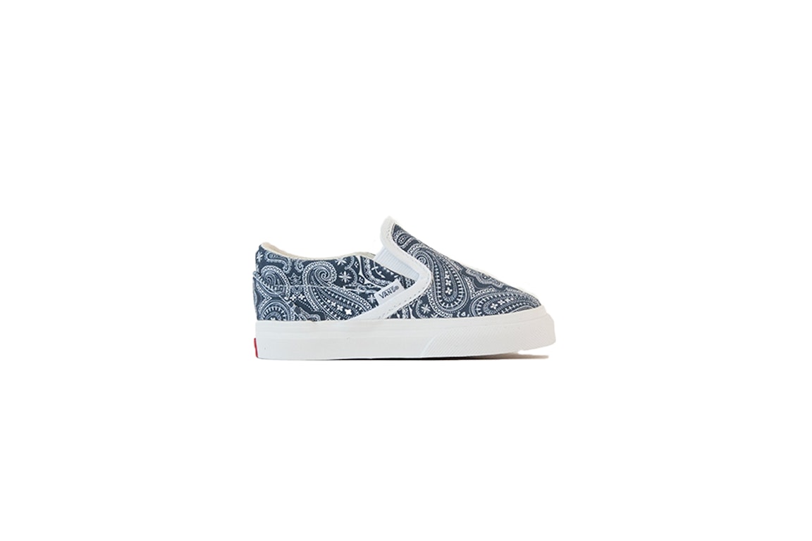 Pre-owned Vans Slip-on Kith 10th Anniversary Paisley Gibralter Sea (td) In Paisley/gibralter Sea