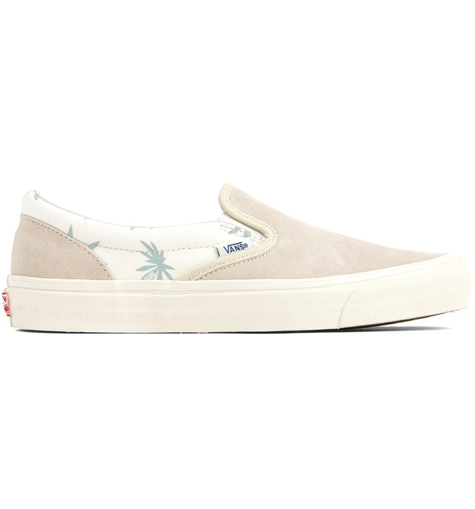 Vans Slip On Modernica Light Blue Repeat Palm Leaf