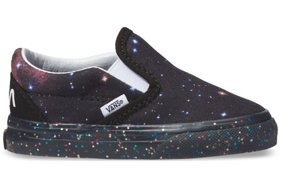 Vans Slip On NASA Space Voyager Galaxy TD Toddler VN000EX8UJ5 US