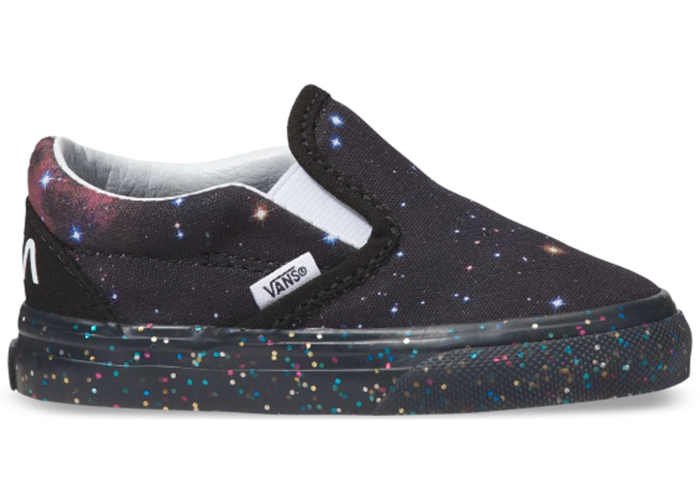 Vans Slip On NASA Space Voyager Galaxy TD Toddler VN000EX8UJ5 US