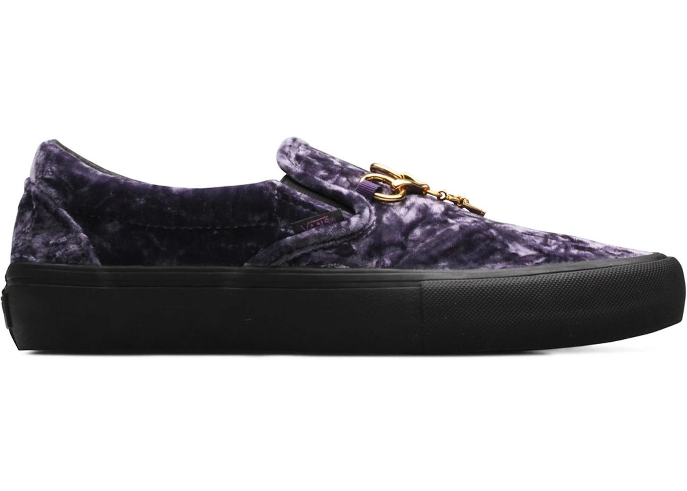 Vans slip on velour online