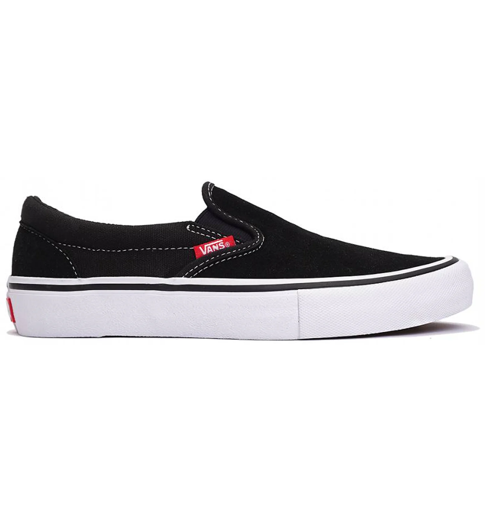 Vans slip on discount pro black white gum
