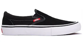 Vans pro sales white slip on