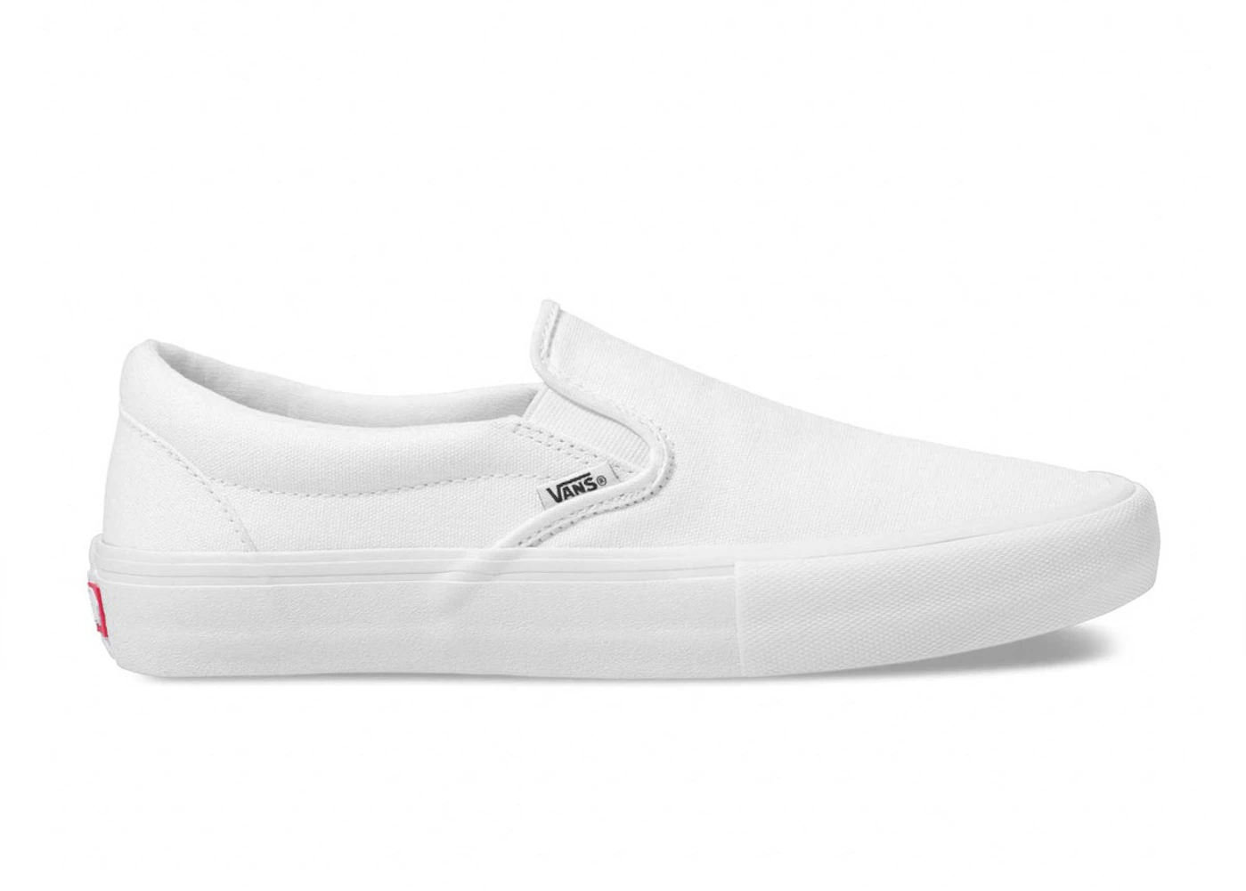 Vans Men's Slip-On Shoes, Size: 13.0, White