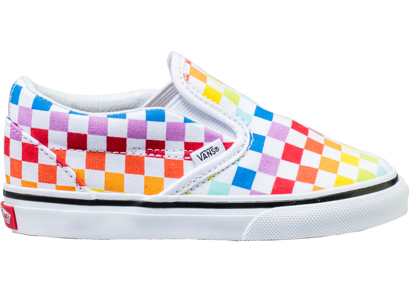 Vans top rainbow checkerboard