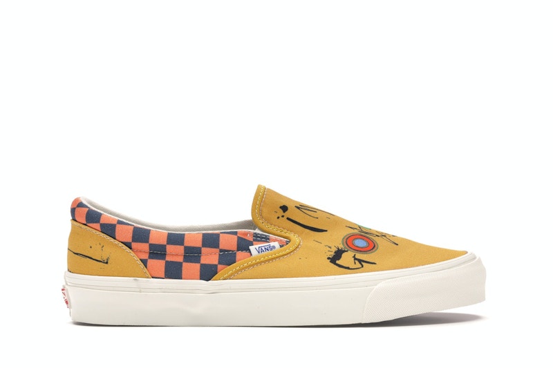 Vans Slip-On Ralph Steadman Checkerboard Orange Men's