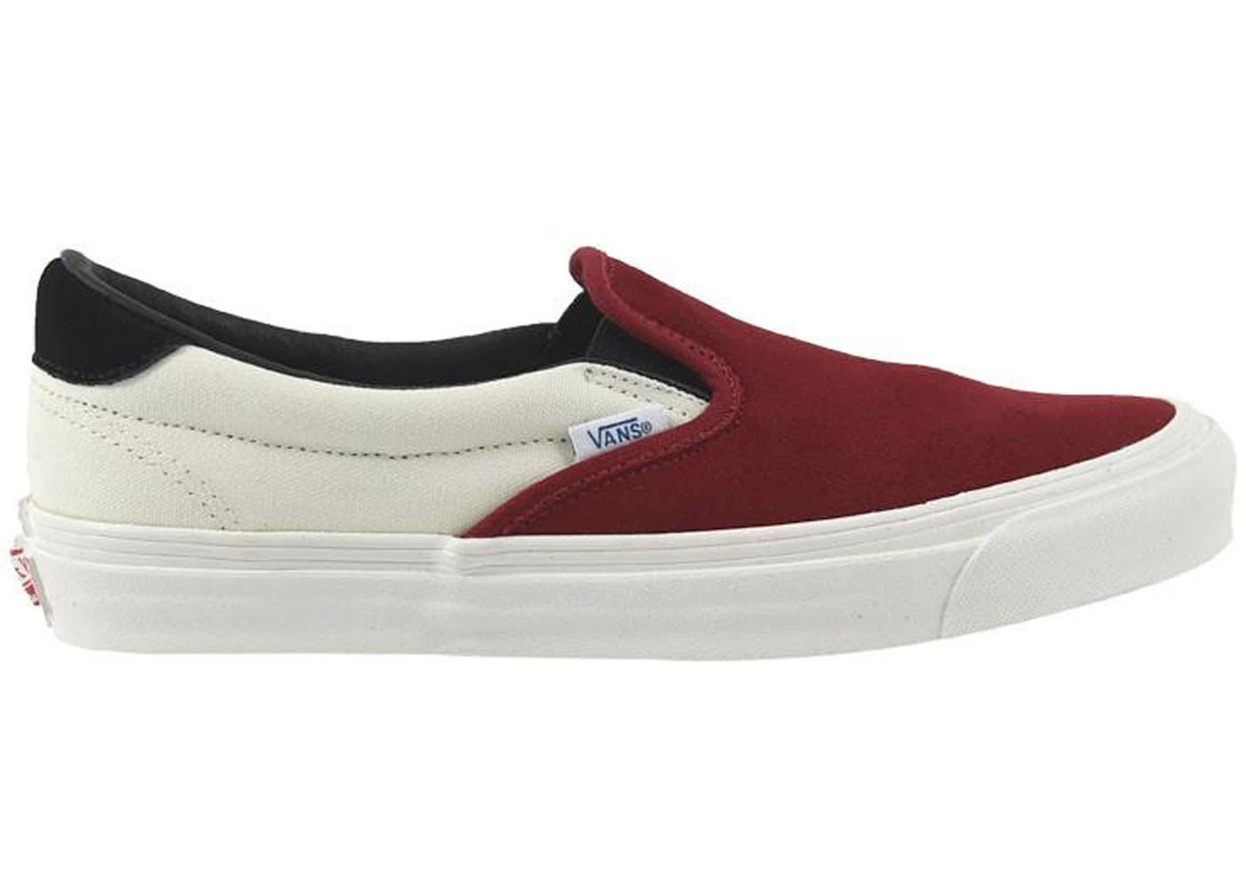 Vans vault slip on red sales