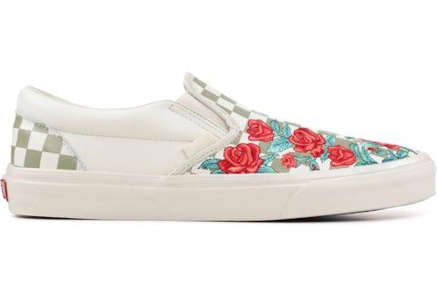 Vans Slip On Rose Embroidery Men s VN0A38F8QF9 US