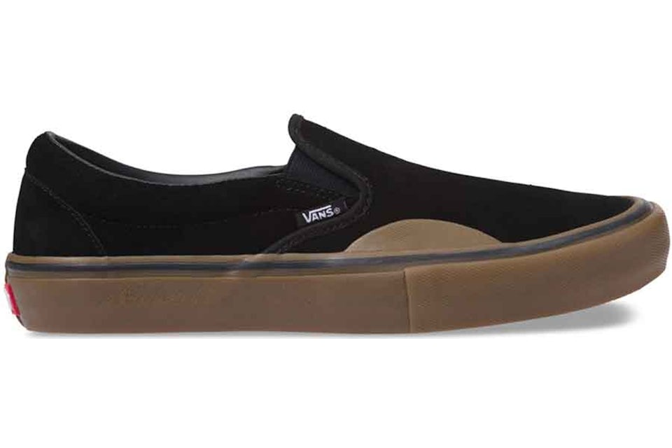 Vans top black rubber