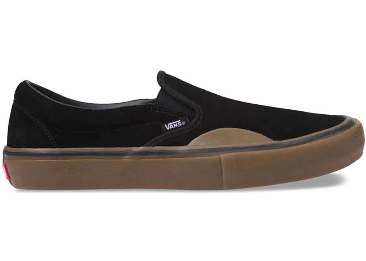 Vans classic slip clearance on black gum