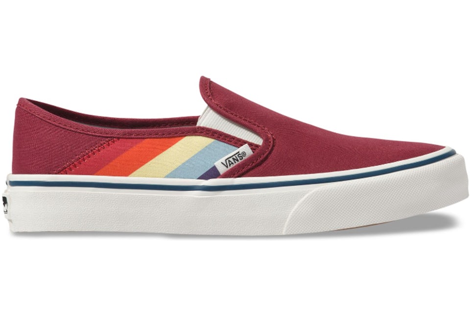 Vans rad 2025 rainbow slip on