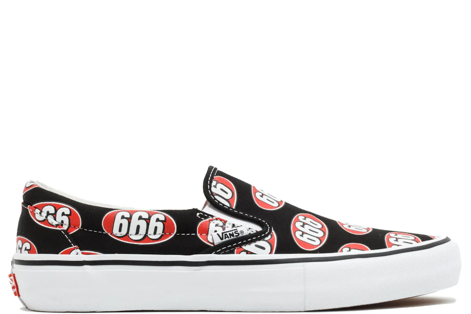 Supreme x vans slip-on 666 Clearance