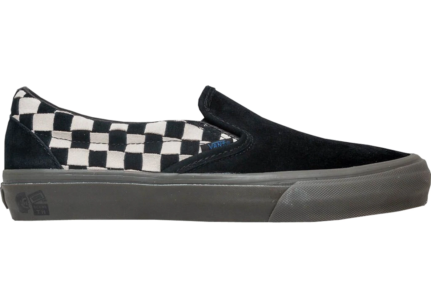 Vans slip on damier top plateforme