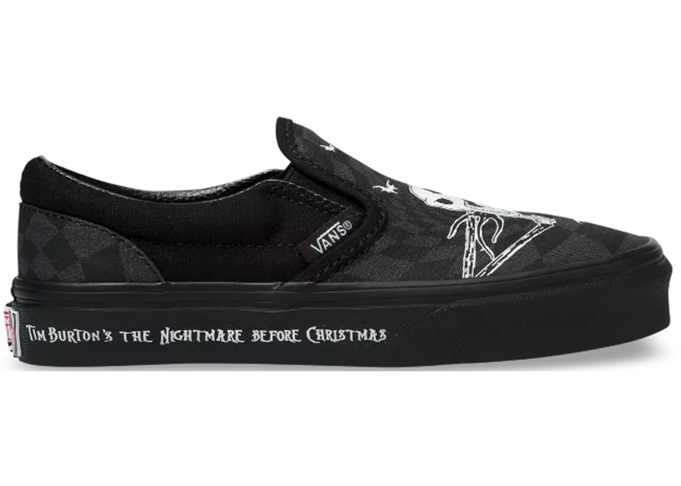 Vans slip on nightmare before shop christmas