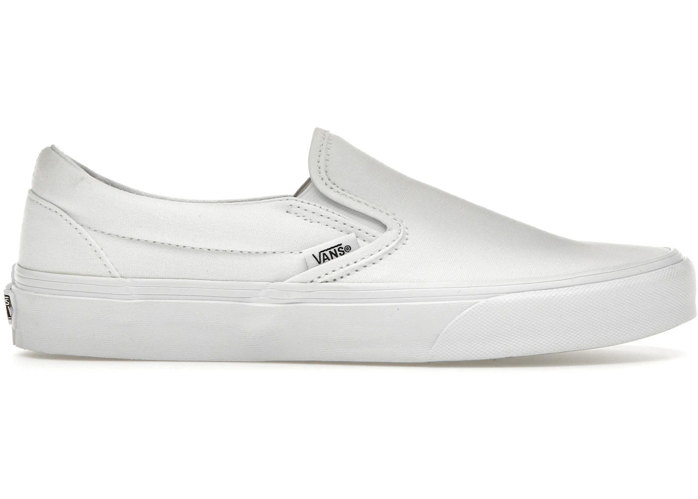 Vans slip ons true white Clearance