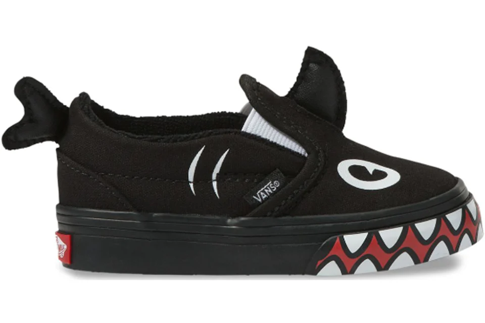 Shark week 2024 slip on vans