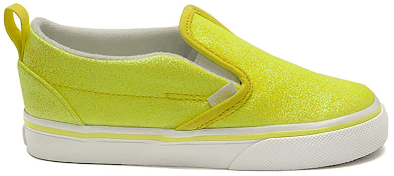 yellow sparkly vans