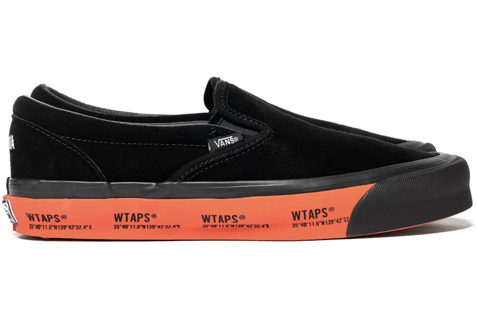 Vans Slip-On WTAPS Black Orange